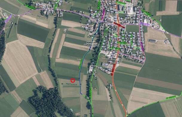 Zapora Cerklje - Zgornji Brnik 